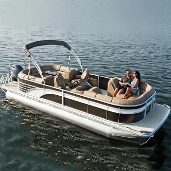 Luxurury Water Floating Boat Aluminium Pontoon Boat with Foldable Seats - Shandong Allhouse Houseboat Co., Ltd. - China