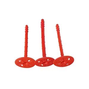 Facade Thermal Insulation Retention Nail PE Material 60mm Disc 182mm Length Red - Langfang Yifang Plastic Co., Ltd. - China