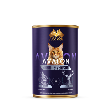 Avalon Deer & Rabbit - Wet Cat Food Weight (kg) 410 G Flavor Deer & Rabbit Brand Name Avalon - Avalon - Netherlands