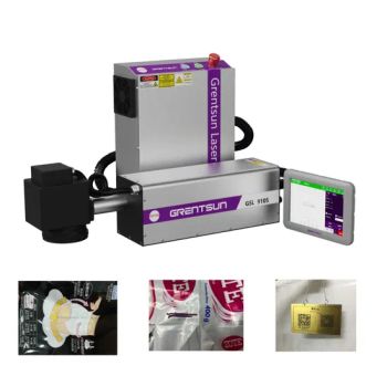 5W UV Sanitary Napkins Laser Marking Machine Dynamic Tissue Paper Exp Date Laser Coding Printer for Feminine Hygiene Line - Wuhan Grentsun Industrial System Co., Ltd. - China
