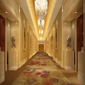 Cusytomized Persian Design Nylon Printed Wall-to-Wall Carpets for Hotel Corridor Commercial - Hefei Dongfang Qifu Carpet Co., Ltd. - China