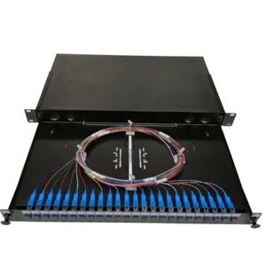 1u 12/24/48 Port Sc/LC/St/FC Rack Mount Fiber Optical Patch Panel - Ningbo Exactfiber Technology Co., Ltd. - China