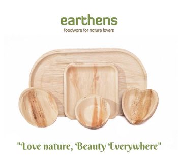 Areca Palm Leaf Tableware Freezer Safety Freezer-safe Microwave Safety Microwave-safe Environmental Impact Zero Trees - EARTHENS - India