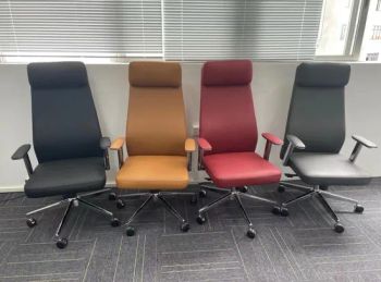 Wholesale High Quality Luxury Ergonomic Aniline PU Cow Leather Modern Computer Office Executive Chairs - ZhongShan ZenRui Furniture Co., Ltd. - China