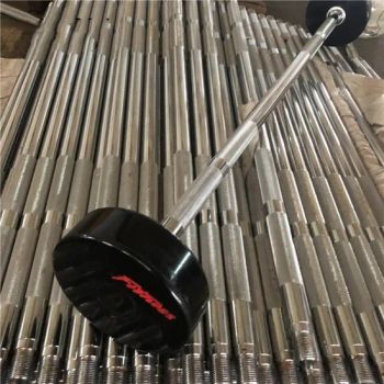 Weightlifting Chrome-Plated Handle Free Weights Fixed Round Steel CPU Barbell - Dingzhou Ruichuang Metal Products Co., Ltd. - China