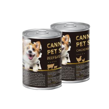 High-quality canned dog food, dog food, mousse meat paste Shelf Life 24 months Place of Origin china Material Meat and vegetables - Haikou Longhua Lei Tuo trading firm - China