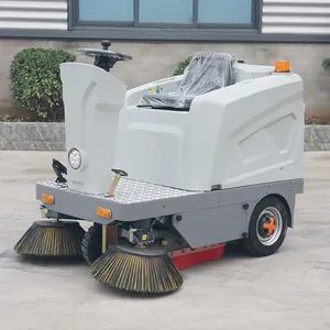 Mini Industrial Cleaning Machine Ride on Floor Road Sweepers Machine - Henan Godwin New Energy Co., Ltd. - China