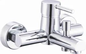 Amazon Wall Mounted Diverter Bath Mixer Faucet Finish Chrome Style Classic Trademark TZGID HS Code 8481809000 Specification - Taizhou Jida Sanitary Ware Co., Ltd - China