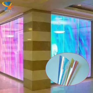 Chameleon Decoration Film Tinted Glass Rainbow Laser Chrome Building Window Film Decorative Dichroic Tint Window Film - Guangzhou Yuxin Film Technology Co., Ltd. - China