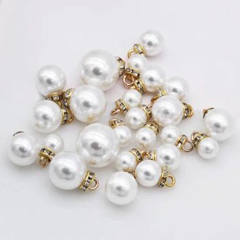 ABS Imitation Pearl Pendant for DIY Handmade Beading Crafts Necklace Bracelet Decorations Ornament Diamond Jewelry Accessories - ZHUHAI KAMEDA TECHNOLOGY CO., LTD - China