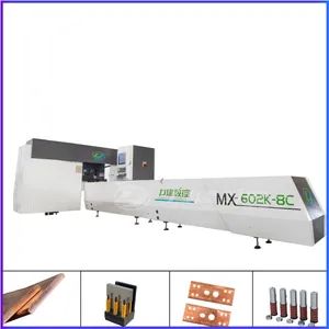 High Efficiency CNC Busbar Machine Mx602K 7 8c for Copper Automated Punching and Cutting - Shandong Lijian CNC Machinery Co., LTD - China