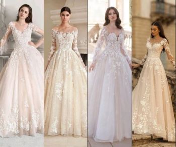 Long Sleeves Wedding Gowns Lace Tulle Bridal Dresses Lb2368 OEM Yes ODM Yes Colour Red Model NO. LB2368 Embellishment - Suzhou Leader Apparel Co., Ltd. - China