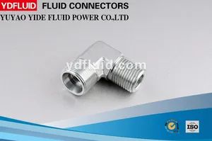 90 Degree Elbow BSPT Thread Hydraulic Adapter 10% off - Yuyao Yide Fluid Power Co., Ltd. - China
