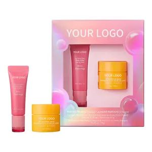 Custom Vegan Makeup Hydration Berry Lip Sleeping Mask Lip Care Set - Rhine International Biotechnology (Guangdong) Co., Ltd. - China