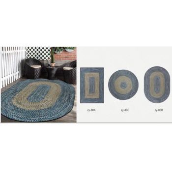 Sustainable Handcrafted Jute Rugs with Unique Texture - Suzhou Changyue Imp. & Exp. Co., Ltd. - China