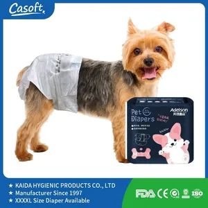 Disposable Dog Cat Diaper Female Pet Diaper Dog Period Diaper Casoft Pet Products - FUJIAN PUTIAN KAIDA HYGIENIC PRODUCTS CO,.LTD - China
