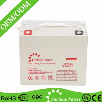 12V70ah Gel Batteries for Toys Medical Equipment Power Electric Tools Tractor Traction Forklifts Sightseeing Traction Electric Vehicles Car - Guangzhou Fortune Power Co., Ltd. - China