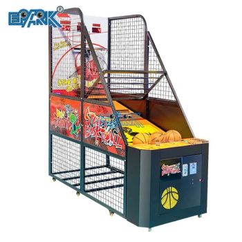 Coin Operated Arcade Basketball Shooting Machine Basketball Normal Basketball Machine with Net - Guangzhou EPARK Electronic Technology Co., Ltd. - China