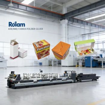 Milk Box Folding Gluing Machine Folder Gluer Machinery Manufacturer Paper Product Making Machinery - Zhejiang New Luolan Machinery Co., Ltd. - China