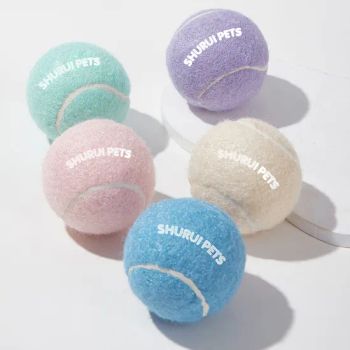 Custom Logo Throwing Dog Chew Toys Pet Tennis Balls Interactive Ball - Skylark Network Co., Ltd. - China