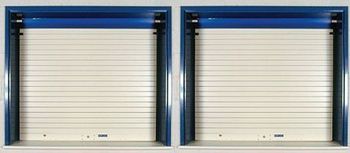 Fire Rolling Shutters Intended Use Domestic And Commercial Material Galvanized Or Stainless Steel Locking Mechanism Easy To Lock And - Vikas Rolling Shutter - India