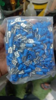 Aluminium Insulated Snap lug Terminal, Size: 1.2 Inch Color Blue Size 1.2 Inch Material Aluminium Packaging Size Packet Usage/Application - Shri Rishab Enterprises - India