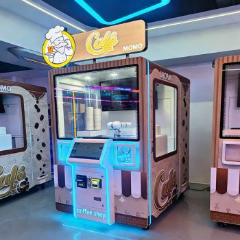 Intelligent Coffee Robot Unmanned Vending Machine with Auto-Cleaning System - Henan Mingqing Food Machinery Co., Ltd. - China
