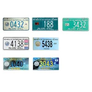 Car Number License Plates of The Marshall Islands - Zhejiang Shengye Traffic Sign Co., Ltd - China