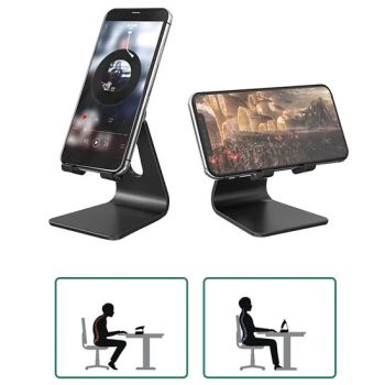 Factory Supplier New Brand Cabinet Display Alloy Flexible 360 Rotatable Dual Folding Funny Lamicall Dock Plastic Cell Phone Stand - Qingyuan Xingxiang Hardware Products Co., Ltd - China