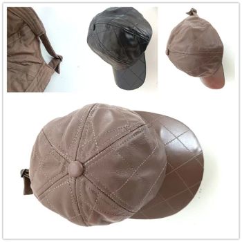 Real Leather Women's Baseball Hats Colourful 1Y OEM Custom Red Black White - Qingdao Xulan International Trade Co., Ltd. - China