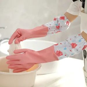 Waterproof Rubber Durable Household Brush Bowl Washing Clothes Thick Gloves - Jinhua Hengyang Cross-Border Trade Limited Liability Company - China