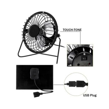 Mini Ventilator Exhaust Fan Greenhouse Solar Fan with Solar Panel with Lights - Global Sunrise Lights Electrical Co., Ltd. - China