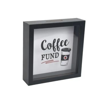 Change Box Coin Money Savings Coffee Fund Shadow Box - NINGBO BOHONGCHUANGYI INTERNATIONAL CO., LTD. - China