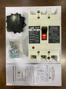 3 Pole Moti Moulded Case Circuit Breakers Brand Moti Voltage 415V Frequency 50Hz No. of Poles 3 Pole Rating Current 100 - Unique Power Solutions - India