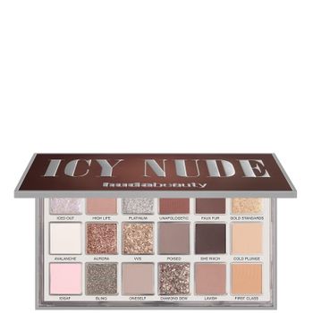 Huda Beauty Icy Nude Eyeshadow Palette 16g Size 5.1 g Type Palette Form Pressed Powder Shelf Life 24 months Brand Name Huda Beauty - Smart Agri GmbH - Germany