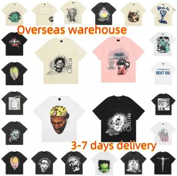 Designer Mens T Shirt Men Womens Shirts Summer Fashion Clothes Graphic Shirt Mens Short Sleeve Wash T Loose Round Neck Casua High Street Trendl T Shirts - Shenzhen Yongxinghui Trading Co., Ltd - China