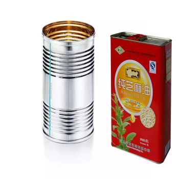 Printed Tinplate Coil Inside Aluminium Lacquer, Outside Gold Lacquer - Tianjin Highsen Packaging Co., Ltd. - China