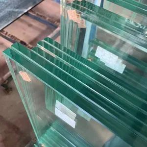 Low Iron Glass Laminated 12 mm Double-Glazed Extra-Clear Laminated Glass Panel Curtain Wall - Jiangmen Jianghai District Yuan Qiang Safety Glass Co., Ltd. - China