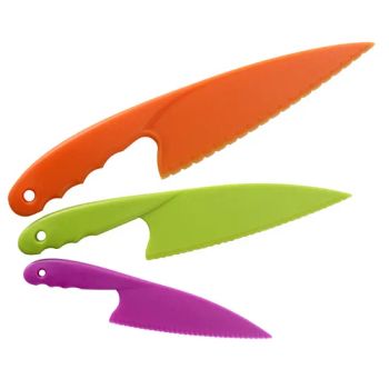Cookies Bread 3pieces Kitchen Chef Knives Lettuce Plastic Mi12141 - Ningbo Easyget Co., Ltd. - China