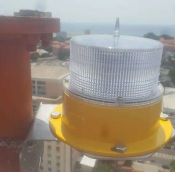Single LED Aviation Obstruction Light for Towers Origin China IP Rating IP65 HS Code 9405409000 Color Red/Yellow/White Specification LED light - Ningbo HY Communication Equipment Co., Ltd. - China