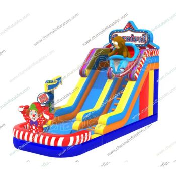 Commercial Wet Dry Combo Kids Jumper Jumping Slide Bounce House Fun Fair Inflatable Water Slide Chsl1261 - Guangzhou Channal Inflatable Co., Ltd. - China