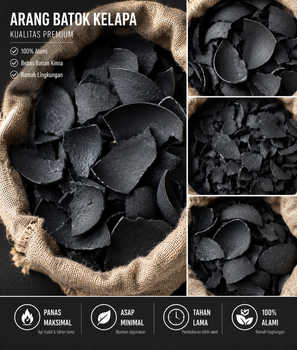 Coconut Shell Charcoal Color Black Form Indonesia Origin Indonesia Ash Content Max 5% Shape Lump / Crushed Moisture Content Max 10% - CV BIAN LALA MANDIRI - Indonesia