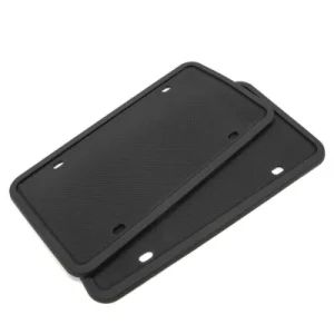 Silicone Black License Plate Frames 2 Pack Universal Car License Plate Holders - Changzhou Showhum Precision Technology Co., Ltd. - China