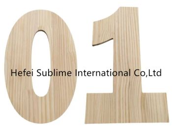 Customized Wooden Number Plaque for Home Decor 34*21*0.9cms - Hefei Sublime International Co., Ltd - China