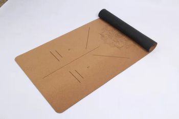 Eco-Friendly Custom Print Mat Cork Natural Anti-Slip Cork Yoga Mats - Sansd (Jiangsu) Environmental Technology Co., Ltd. - China