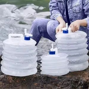 Foldable Portable Water Buckets Camping Collapsible Water Bottle - Hebei Nieshang Trade Co., Ltd. - China