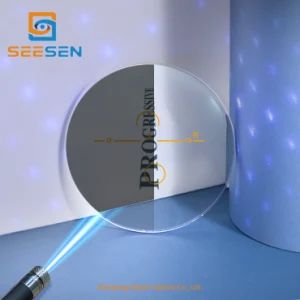 Anti Blue Light High Quality 1.56 Blue Cut Photochromic Antiglare Progressive Lenses Reading Glasses Lens - Zhenjiang Seesen Optical Co., Ltd. - China