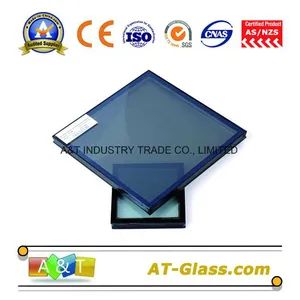 Low-E Insulated Glass (Grey) Used for Curtain Wall Facade/Commercial Building - A&T GLASS INDUSTRY CO., LIMITED - China