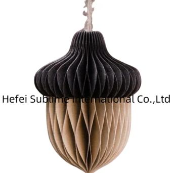 Fall Acorn Honeycomb Ball Hanging Decor for Thanksgiving Day Origin China Model NO. 812523 Trademark OEM ODM Specification Customized - Hefei Sublime International Co., Ltd - China