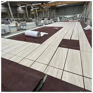 Italy Super White Travertine Interior Floor and Wall Tiles Color Beige Origin China Size 600x600mm Thickness 18mm Type Travertine - XIAMEN KA UNITED IMP. & EXP. CO., LTD. - China